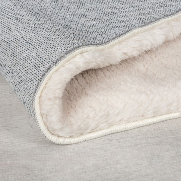 Kremno belo sintetično krzno 160x230 cm Faroe Wool Look Fur – Flair Rugs-image-2