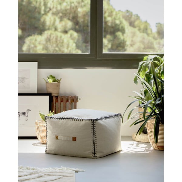 Bež tabure Anahi – Kave Home-image-1