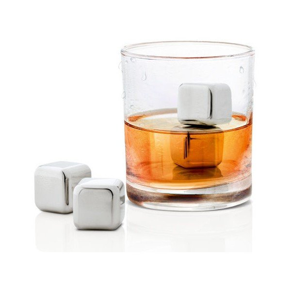 Kocke za hlajenje pijače v kompletu 4 ks iz nerjavečega jekla Lounge – Blomus-image-3