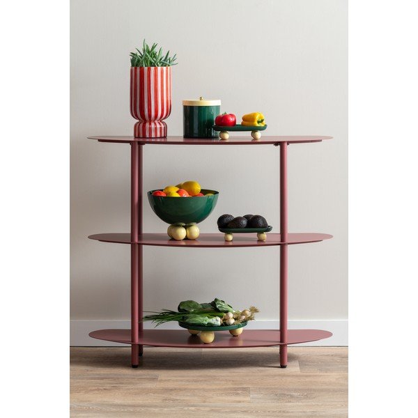 Rdeča steklena vaza (višina 26 cm) Rayado Retro – PT LIVING-image-2