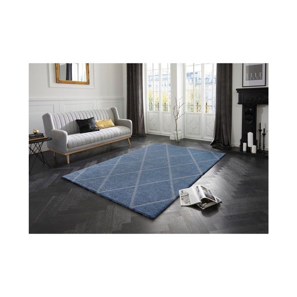 Modro-siva preproga Elle Decoration Maniac Lunel, 160 x 230 cm-image-2