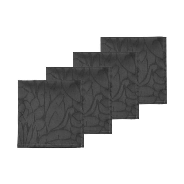 Tekstilni prtički v kompletu 4 ks Abstract leaves – Södahl