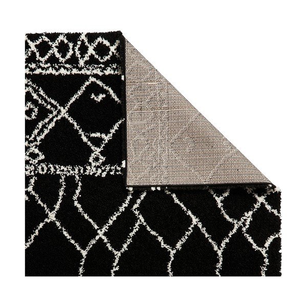 Črna preproga Think Rugs Scandi Berber, 200 x 290 cm-image-1