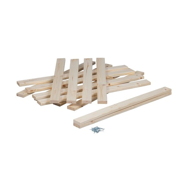 Letvice za posteljo iz borovega lesa WOOOD Postelja, 90 x 200 cm-image-1