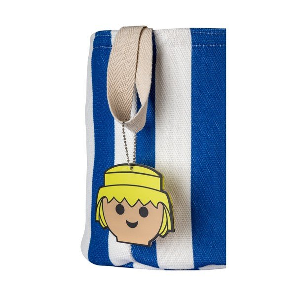 Modra tekstilna otroška škatla za shranjevanje ø 30x28 cm Stripes – Playmobil-image-3