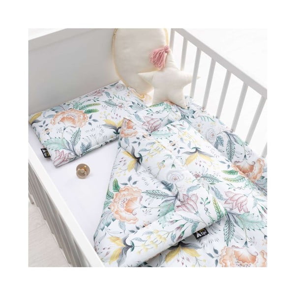 Komplet za otroško posteljico Sweet Dreams - Yellow Tipi-image-2