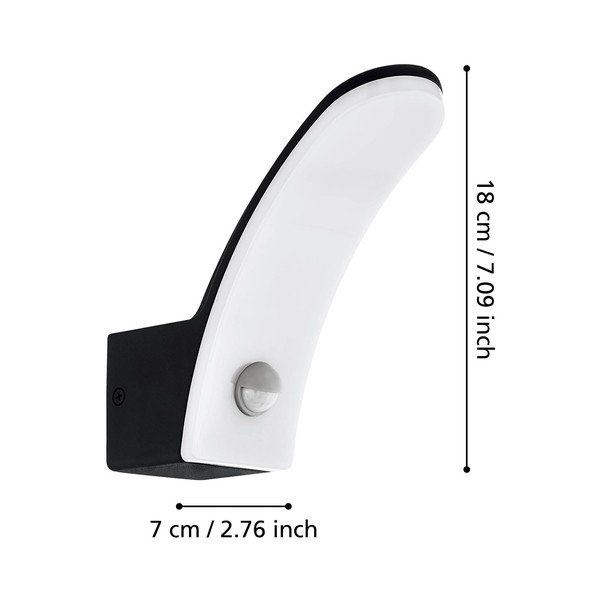 LED stenska zunanja svetilka (višina 18 cm) FIUMICINO – EGLO-image-2