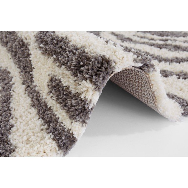 Siva/bež okrogla preproga ø 160 cm Striped Animal - Ragami-image-2