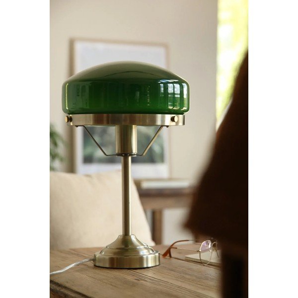 Zelena/medeninasta namizna svetilka (višina 39 cm) Aurelia – Markslöjd-image-2