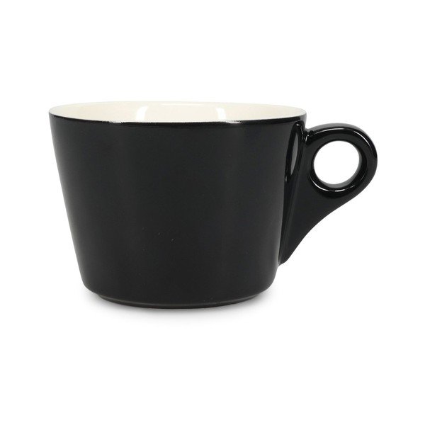 Črna porcelanasta skodelica za latte 280 ml Barista – BonBistro