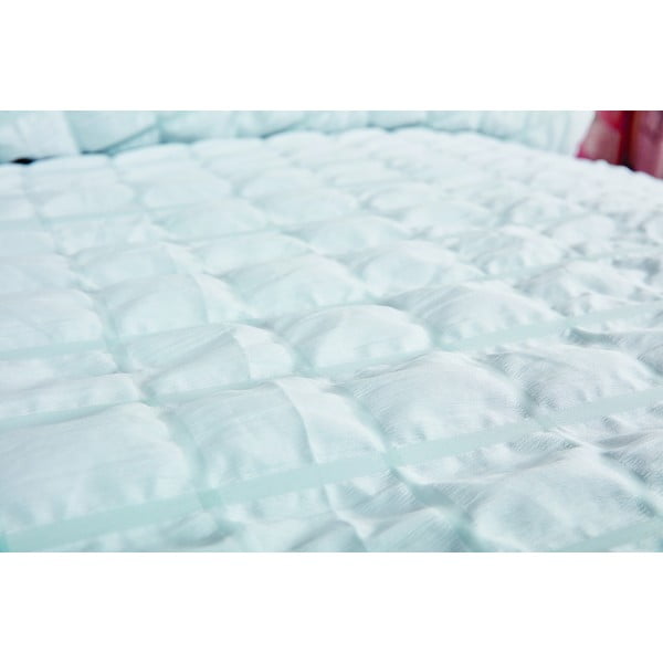 Svetlo siva enojna posteljnina iz krepa 140x200 cm Naomi – My House-image-1