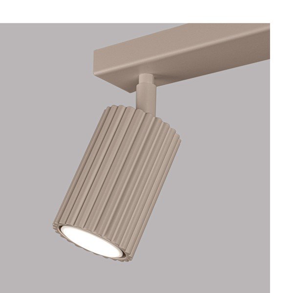 Sivorjavo kovinsko točkovno svetilo 6,5x30 cm Gleam – Sollux-image-3