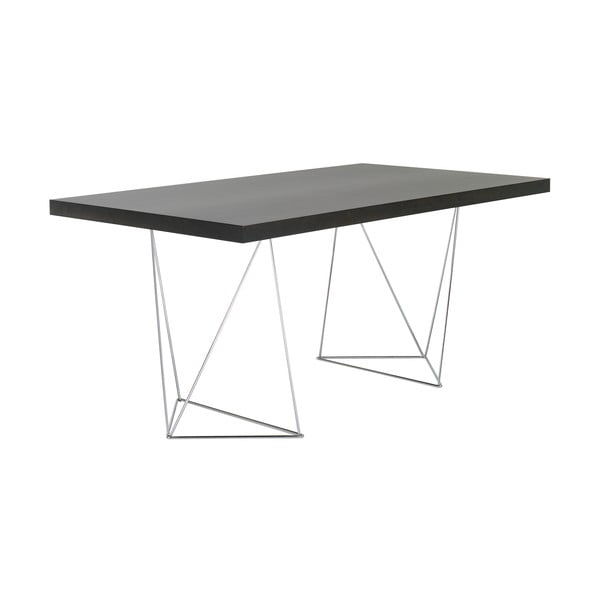 Temno rjava miza TemaHome Multi, 180 cm