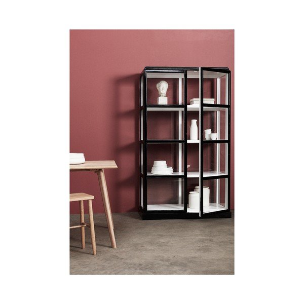 Črna vitrina Hübsch Ditte-image-1