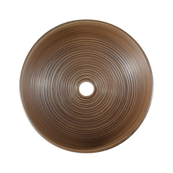 Rjav keramičen okrogel umivalnik ø 41 cm Priori – Sapho-image-2