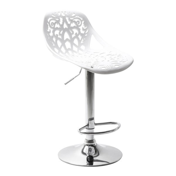 Komplet 2 belih barskih stolčkov Kare Design Ornament