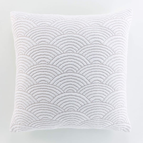 Belo-bež komplet pregrinjala in prevleke za vzglavnik iz jerseyja 220x240 cm Cassandra – douceur d'intérieur-image-4