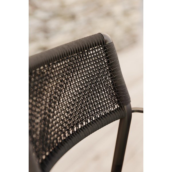 Antracitno siv kovinski vrtni stol Ray – Diphano-image-4