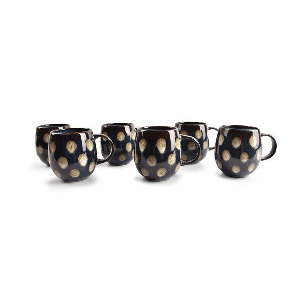 Modra skodelica iz kamenine 430 ml Muggies – Salt&Pepper-image-3