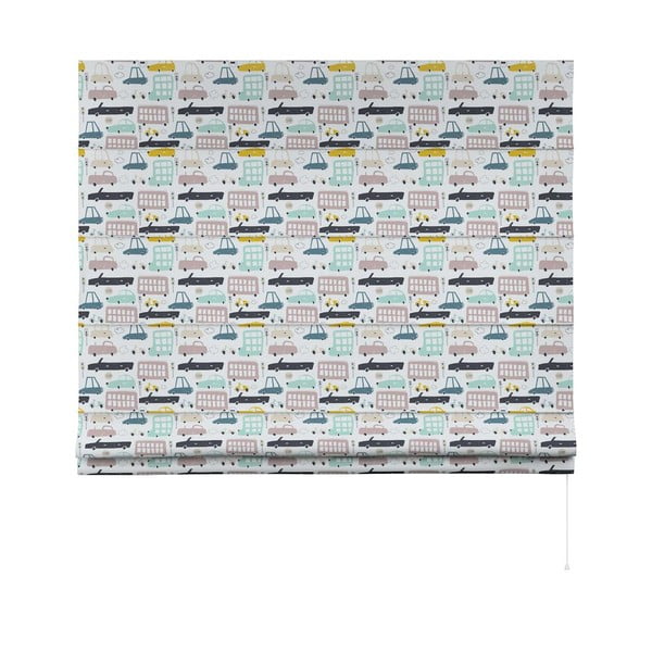 Otroški gubani rolo 170x130 cm Magic - Yellow Tipi-image-3