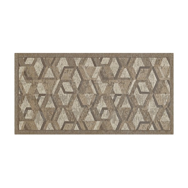 Sivo-rjav tekač Floorita Hypnotik, 55 x 140 cm-image-2