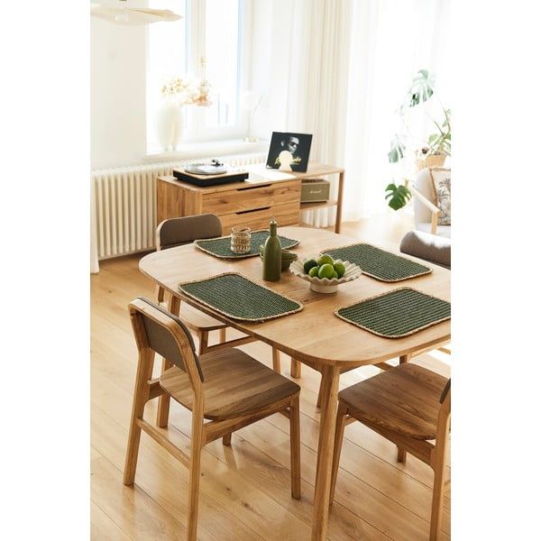 Jedilna miza iz masivnega hrasta 90x120 cm Twig – The Beds-image-1