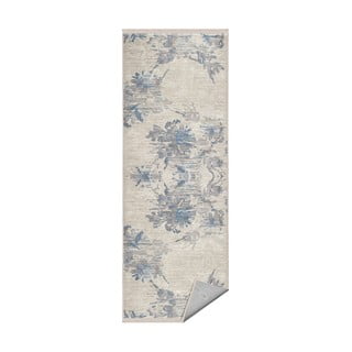 Modro-bež tekač 80x200 cm - Mila Home