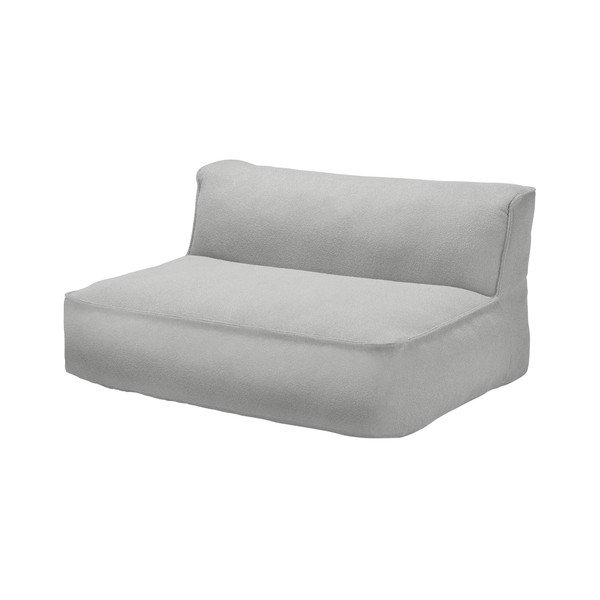 Svetlo siv modul vrtne sedežne garniture iz tkanine bouclé Grow – Blomus-image-1