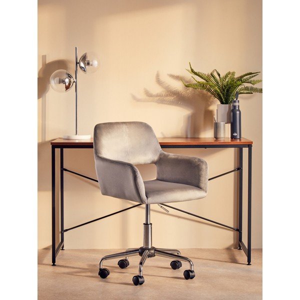 Siv oblazinjen pisarniški stol Brent – Premier Housewares-image-3