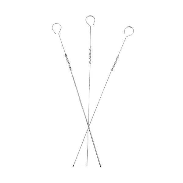 Nadobala za žar v kompletu 10 ks iz nerjavečega jekla – Orion