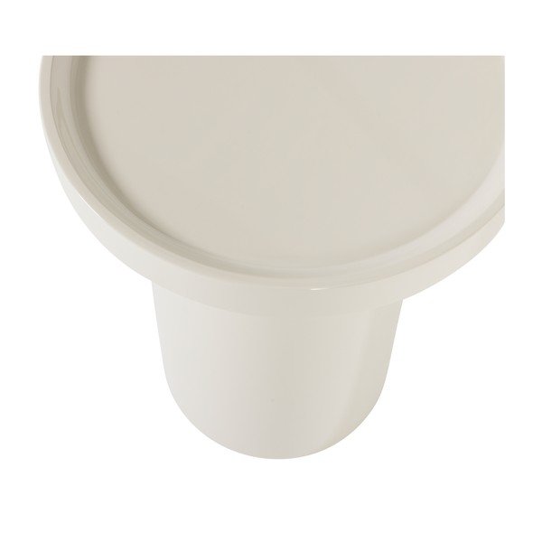 Okrogla stranska mizica v sijajnem dekorju ø 40 cm Veluna – WOOOD-image-2