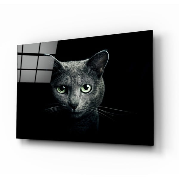 Steklena slika Insigne Cat, 110 x 70 cm