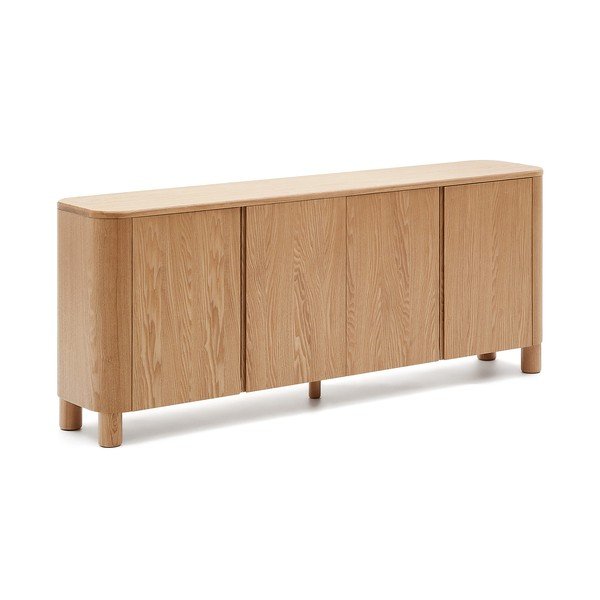 Komoda v jesenovem dekorju v naravni barvi 200x79x40 cm Salaya – Kave Home-image-2