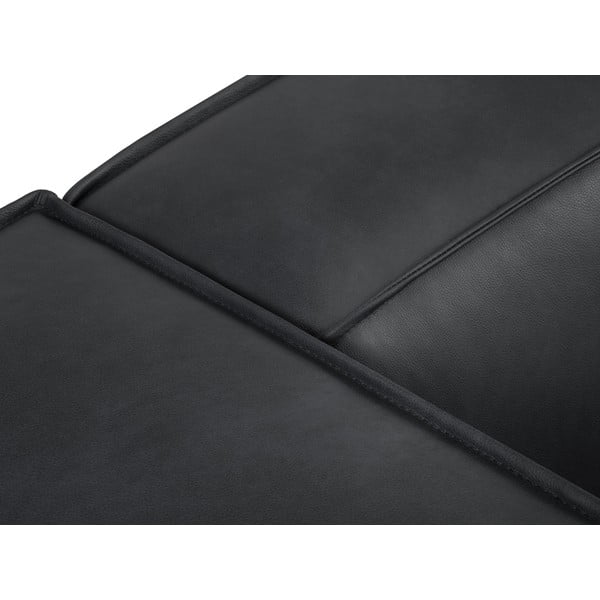 Temno moder usnjen tabure Madame – Windsor & Co Sofas-image-2