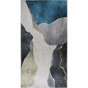 Modra/siva pralna preproga 80x150 cm – Vitaus