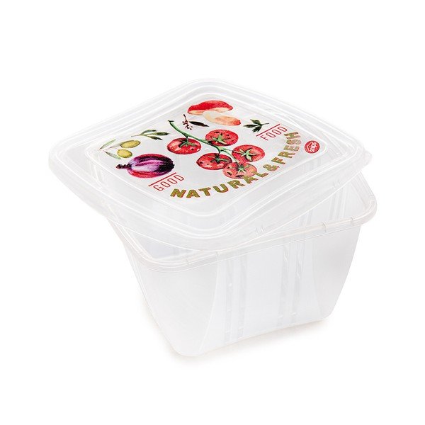 Komplet 3 škarij Vintage škatle za hrano, 1 l-image-1