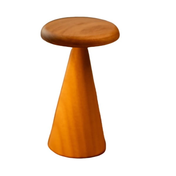 LED namizna svetilka v naravni barvi z lesenim senčilom (višina 21 cm) Sylva – Gingko-image-2