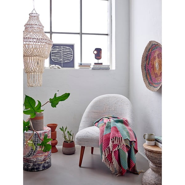 Odeja iz recikliranega bombaža 130x160 cm Isnel - Bloomingville-image-1