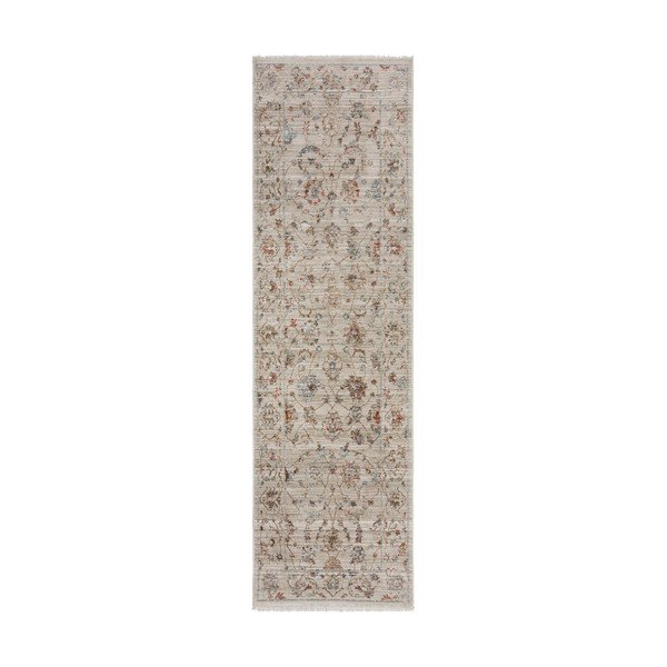 Bež tekač 66x300 cm Elodie Traditional – Flair Rugs