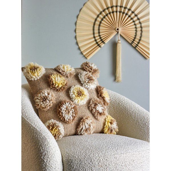 Okrasna blazina iz mešanice volne 50x50 cm Somma – Bloomingville-image-1