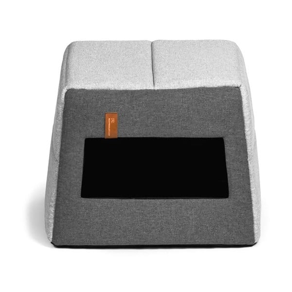 Svetlo siva pasja hiška 43x43 cm Up and Down L - Rexproduct-image-2