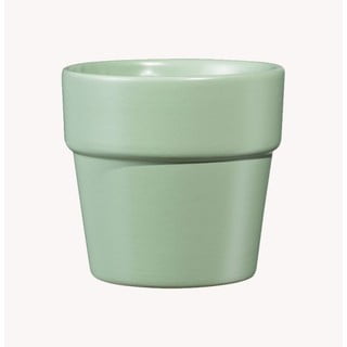 Svetlo zelen keramičen cvetlični lonček Big pots Lima, ø 10 cm
