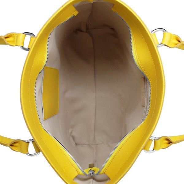 Rumena usnjena torbica Lampoo Masna-image-1