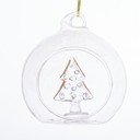Steklen božični okrasek ø 6 cm Tree – Dakls