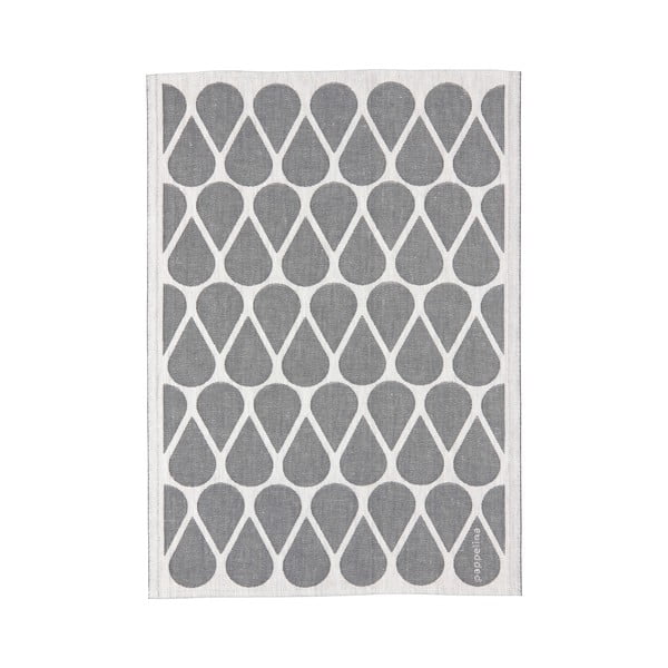 Kuhinjska krpa iz mešanice lana 46x66 cm Otis Charcoal – Pappelina