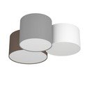 Siva/rjava stropna svetilka 49,5x61 cm PASTORE – EGLO