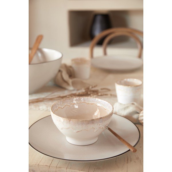 Sive skledice v kompletu 4 ks iz kamenine 550 ml Latte – Costa Nova-image-2