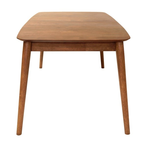 Raztegljiva jedilna miza z dodatno ploščo v orehovem dekorju 90x180 cm Montreux – Actona-image-4