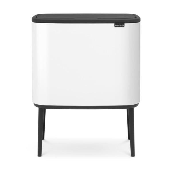 Bel jeklen koš za smeti za ločevanje odpadkov na dotik 34 l Bo Touch Bin – Brabantia-image-3