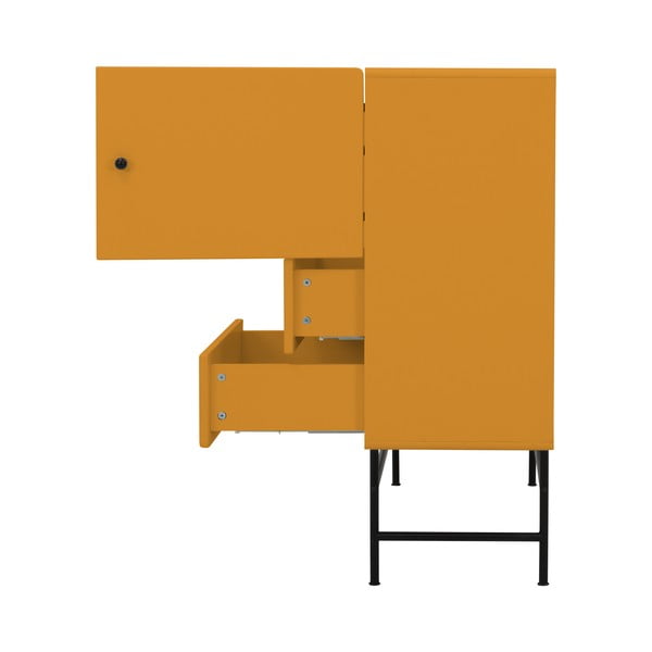 Rumena visoka komoda 107x107 cm Cocktail - Tenzo-image-3
